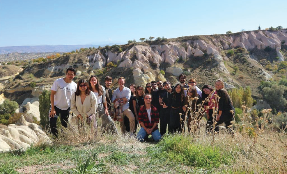 Students in outdoor activity