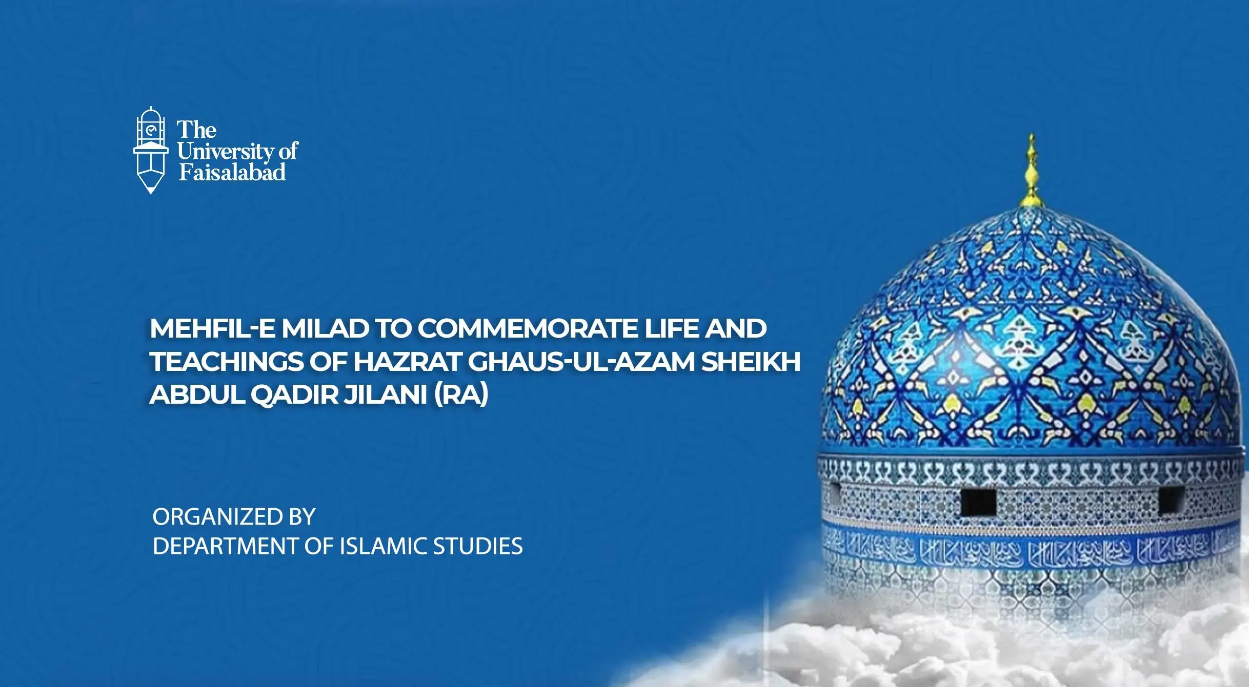 TUF Organizes Milad Gathering Honouring Hazrat Ghaus-ul-Azam Sheikh Abdul Qadir Jilani (رحمۃ اللہ علیہ)