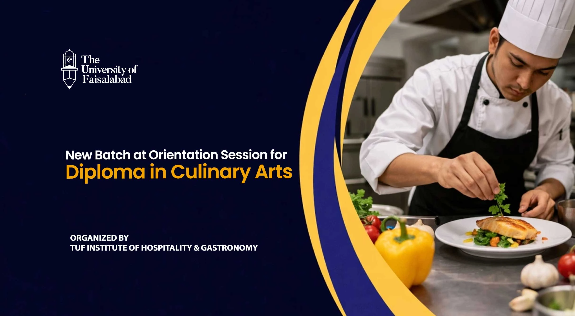 New Batch at Orientation Session for Diploma in Culinary Arts