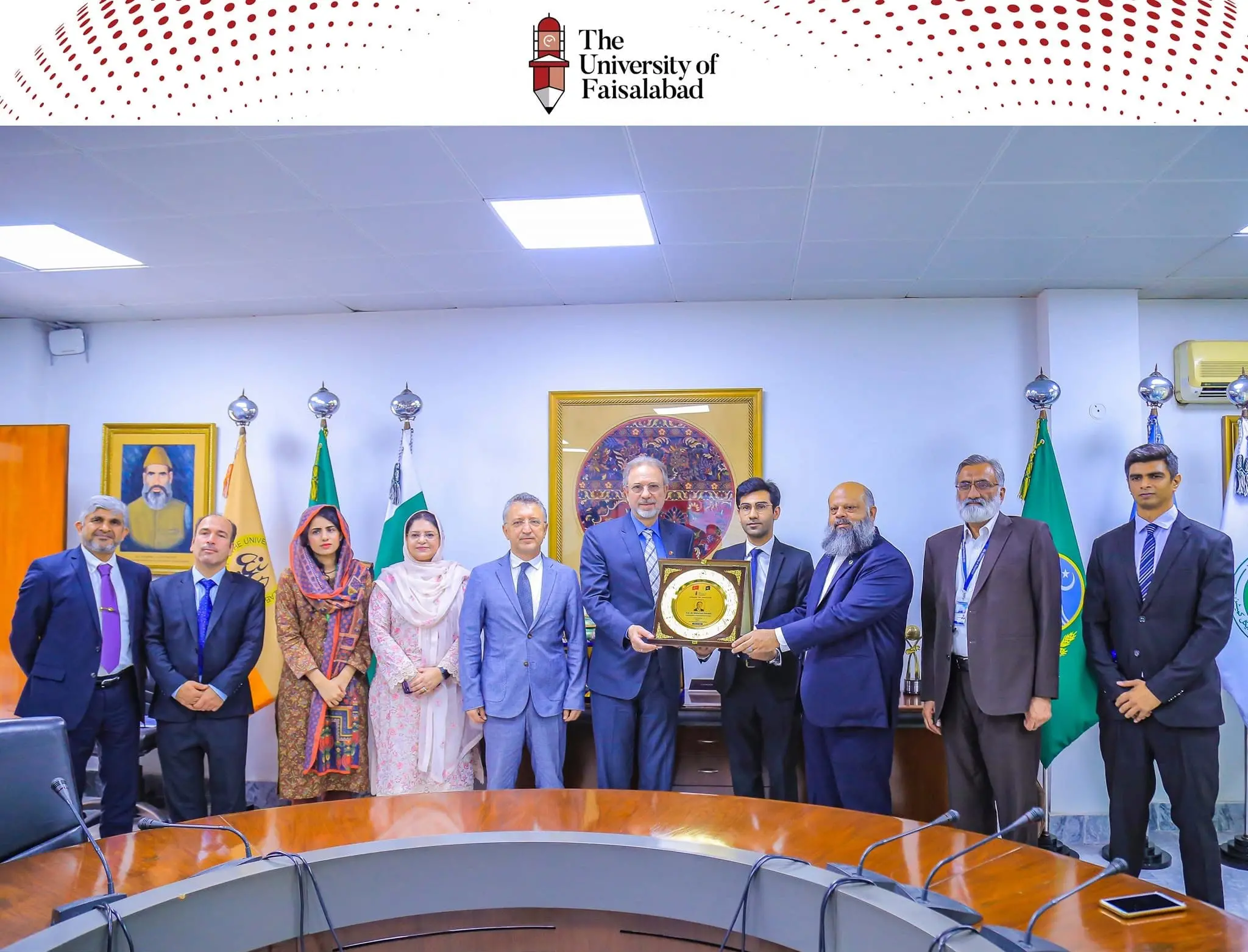 Turkish Embassy in Pakistan, led by Ambassador H.E Dr. Mehmet Pacaci, visited TUF