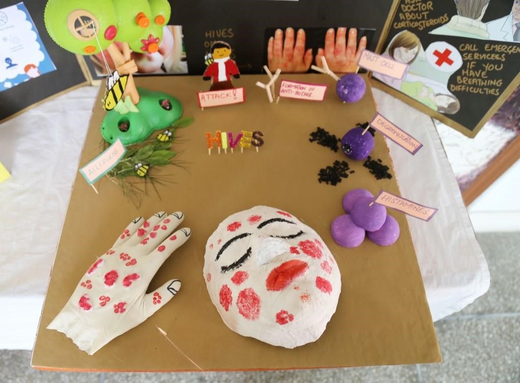 PATHOLOGY MODEL DISPLAY BEING ORGANIZED AT TUF