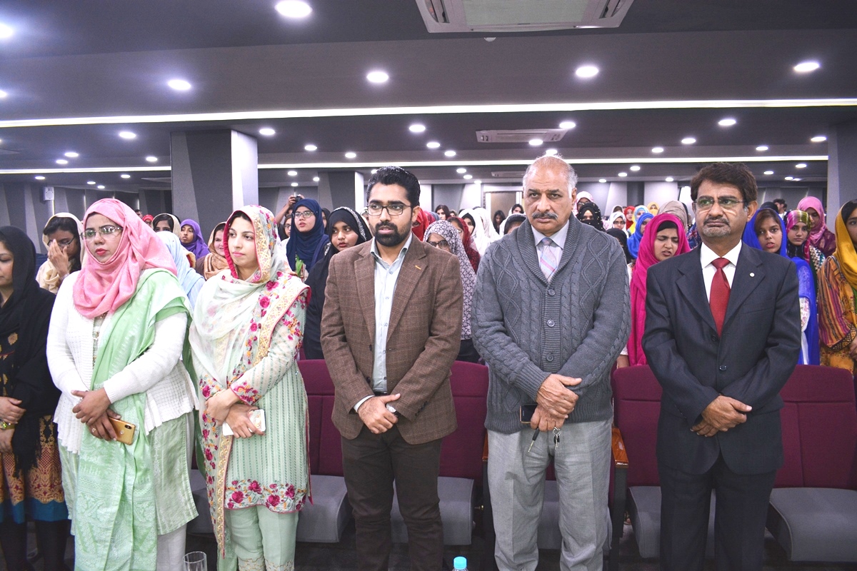 MEHFIL MILAD-E-MUSTAFA BEING ORGANIZED IN LAHORE CAMPUS