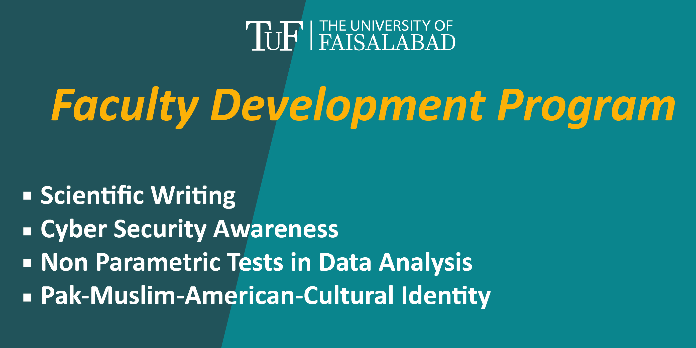 FACULTY DEVELOPMENT PROGRAM AT TUF 2