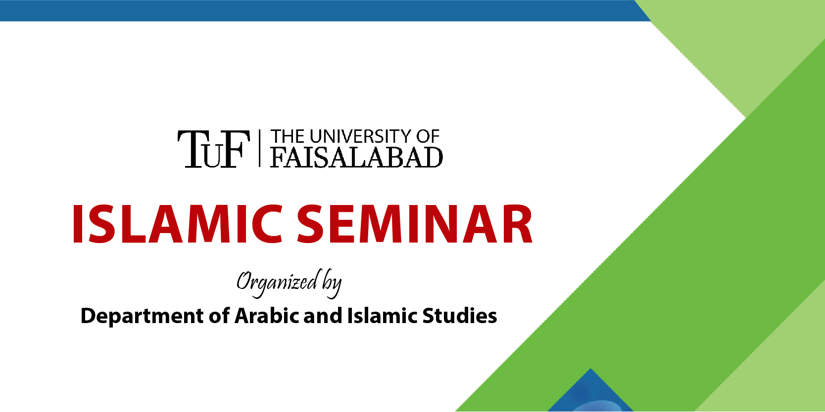 WEEKLY ISLAMIC SEMINAR