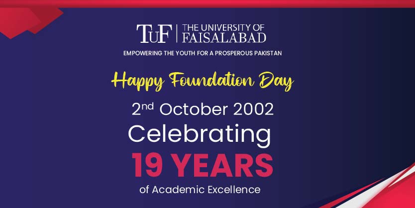 TUF CELEBRATING 19 YEARS OF ACADEMIC EXCELLENCE
