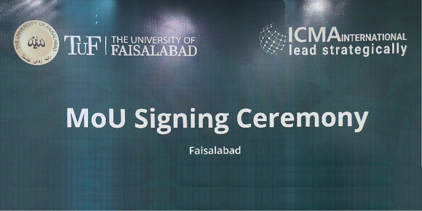 TUF SIGNS MOU WITH ICMA PAKISTAN