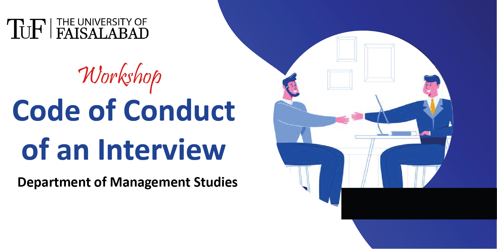 WORKSHOP “CODE OF CONDUCT OF AN INTERVIEW “