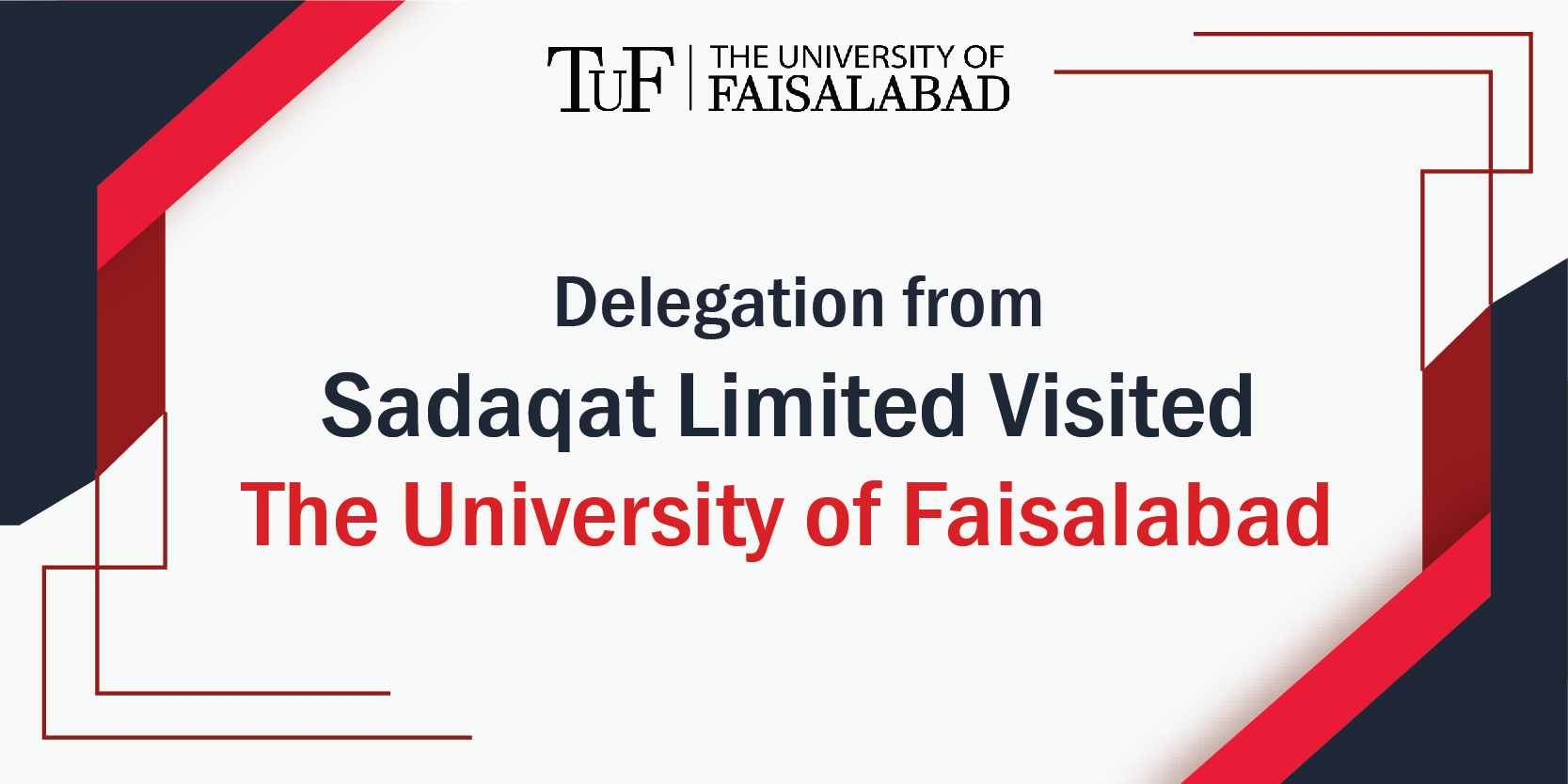 DELEGATION FROM SADAQAT LIMITED VISITED TUF
