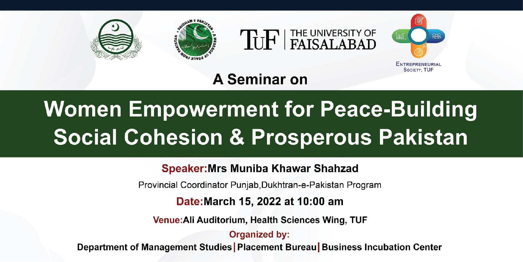 Seminar on Women Empowerment.