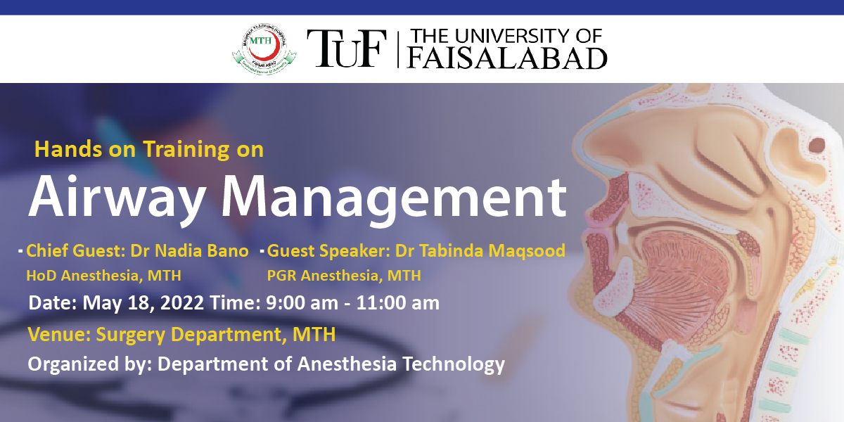 Workshop on “hands-on practice on airway management”