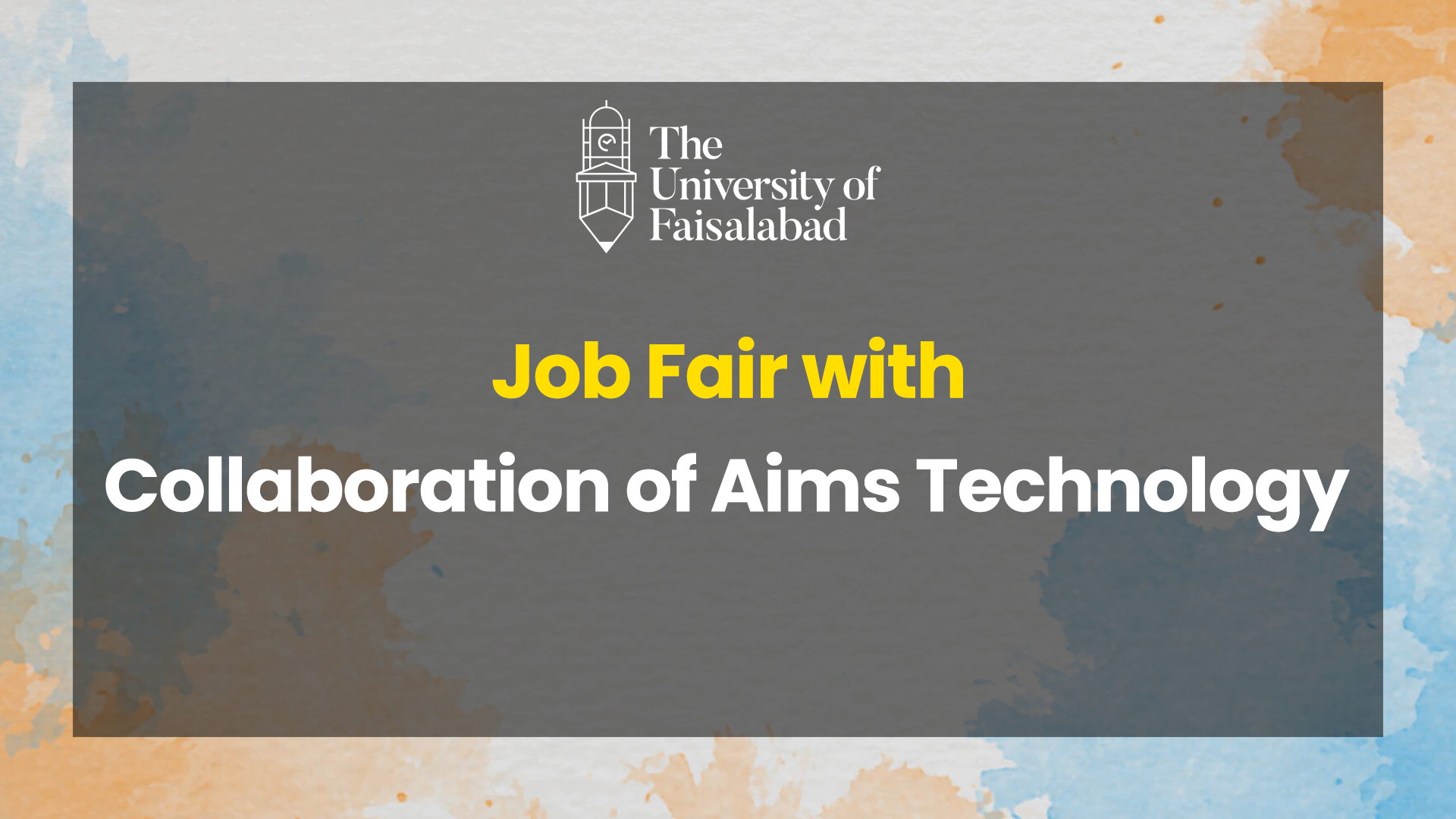 Job Fair with Collaboration of Aims Technology