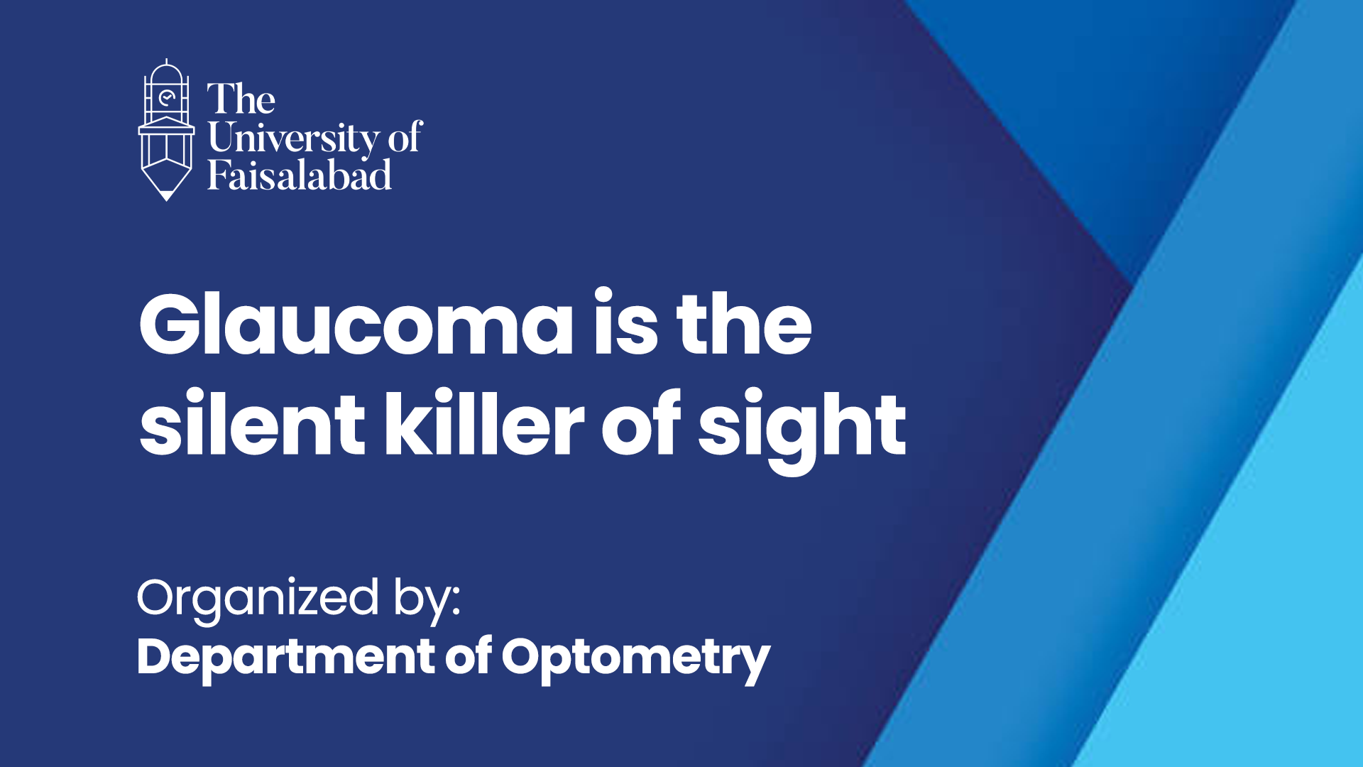 Glaucoma is the silent killer of sight