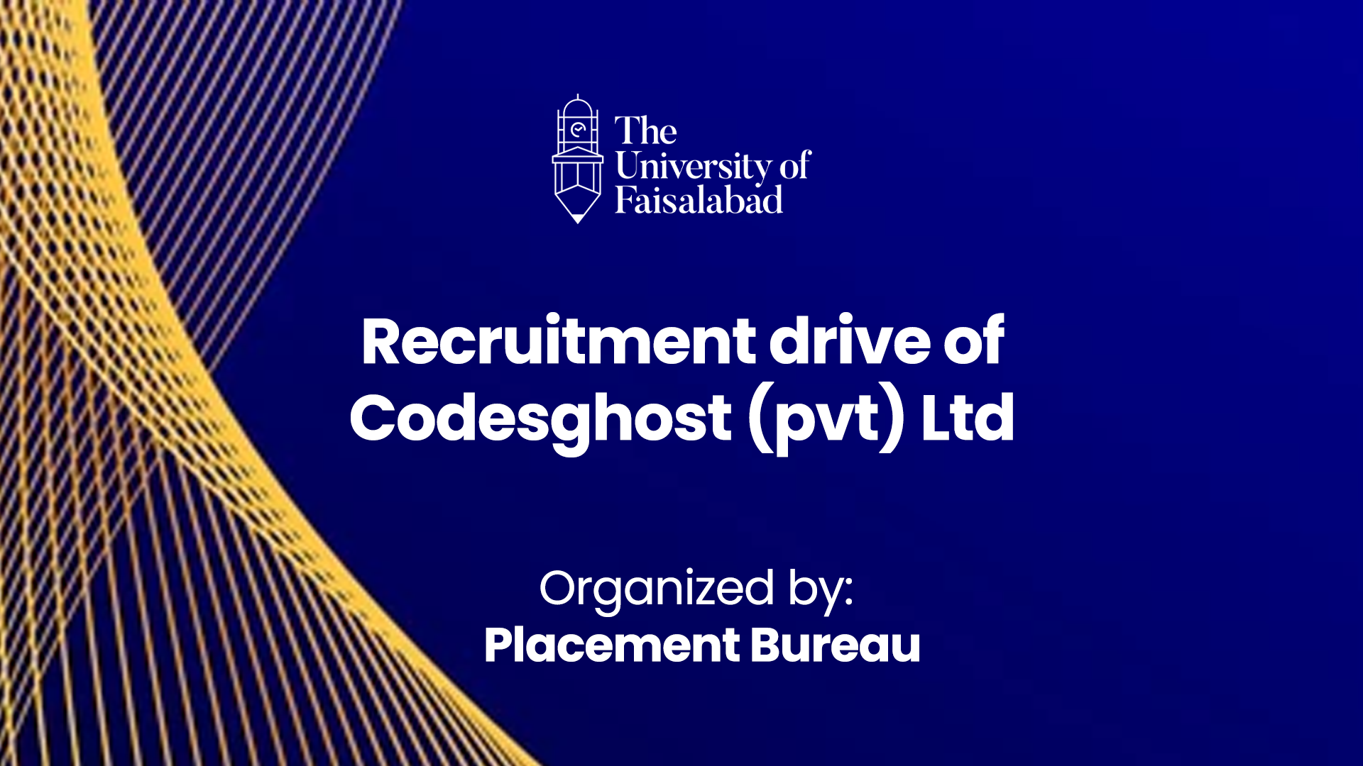 Recruitment drive of Codesghost (pvt) Ltd