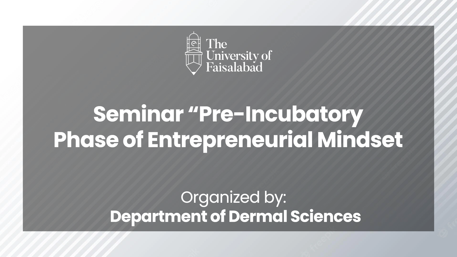 Seminar “Pre-incubatory phase of entrepreneurial mindset”