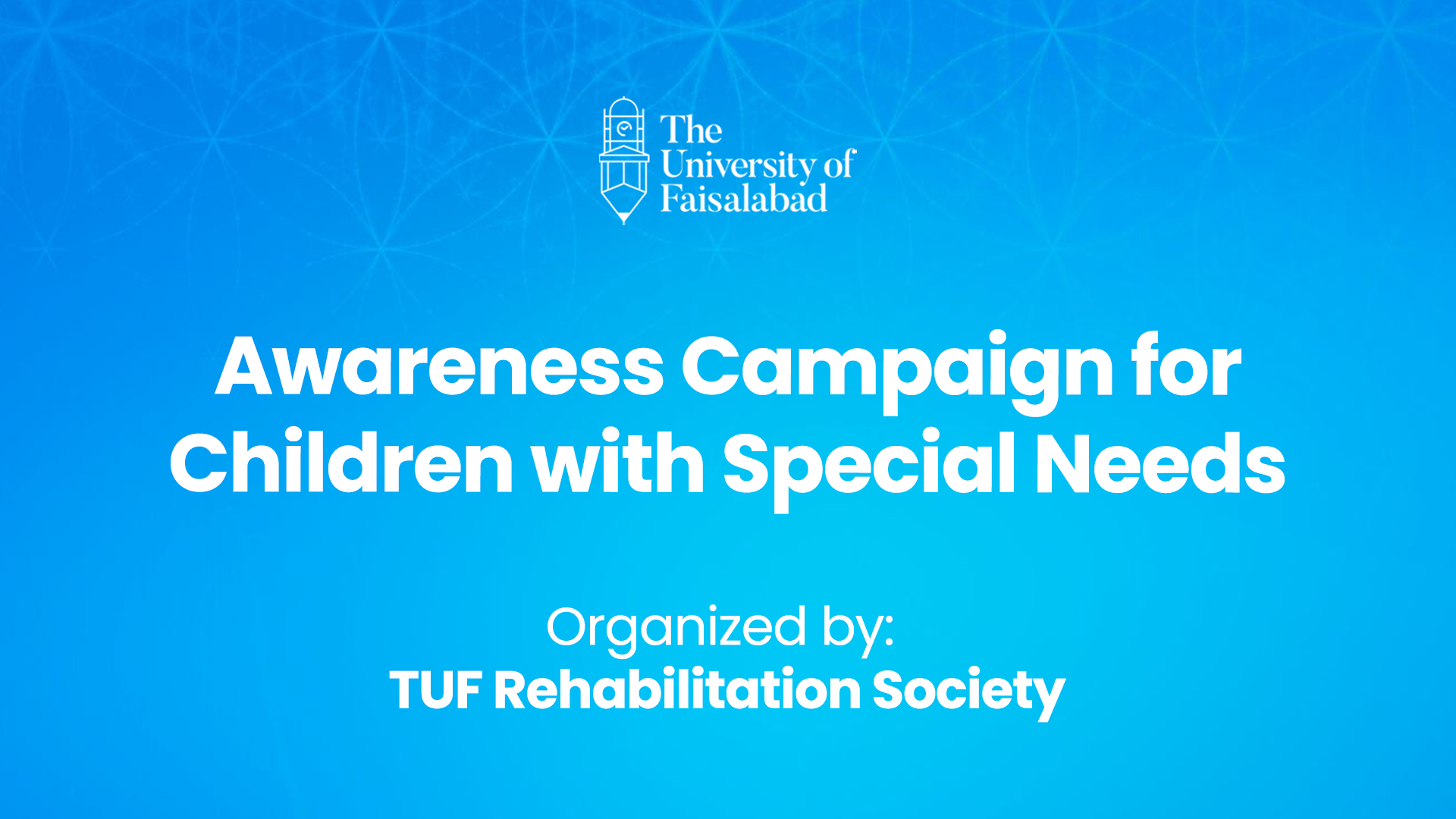 Awareness Campaign for Children with Special Needs