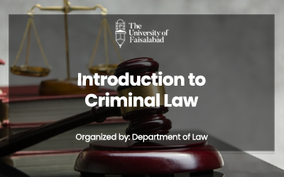 Introduction to Criminal Law