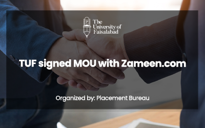 TUF signed MOU with Zameen.com