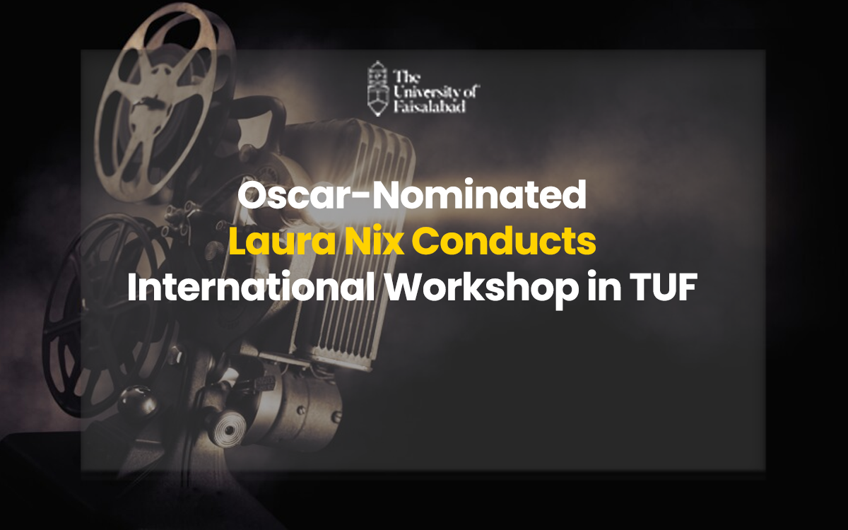 Oscar-nominated Laura Nix conducts International Workshop in TUF