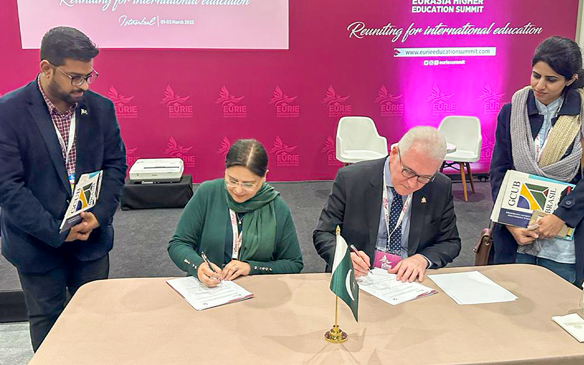 The University of Faisalabad signed MoU with International Cooperation Group of Brazilian Universities