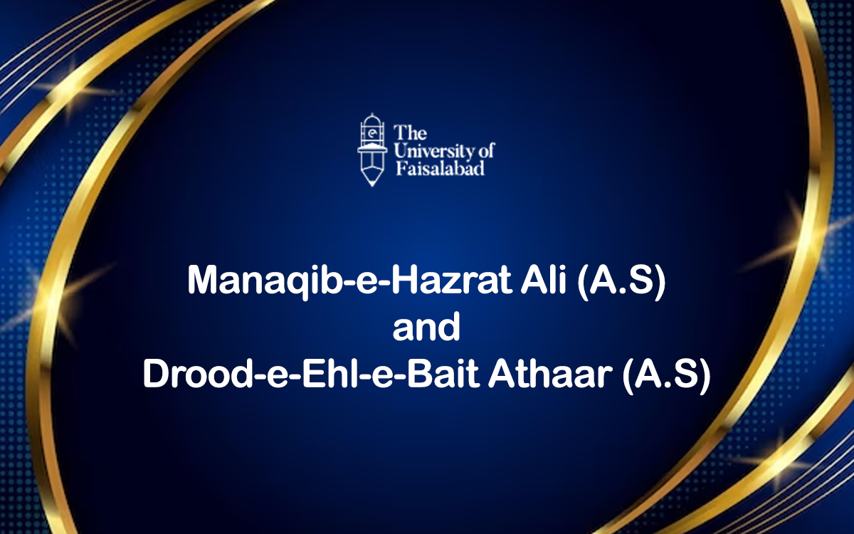 Manaqib-e-Hazrat Ali (A.S) and Drood-e-Ehl-e-Bait Athaar (A.S)