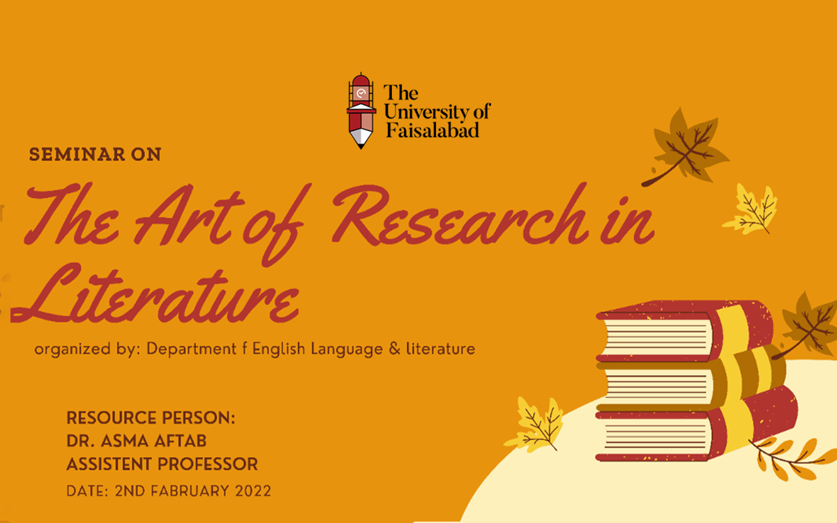 Seminar on “The Art of Research in Literature”