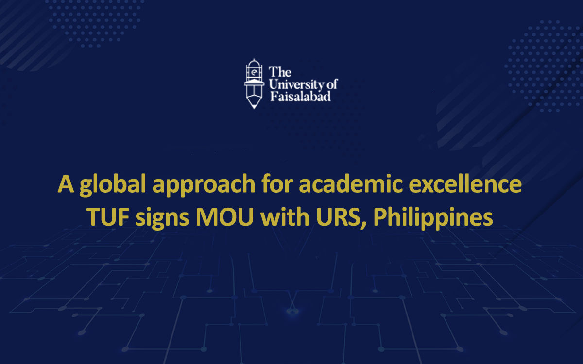 A global approach for academic excellence TUF signs MOU with URS, Philippines