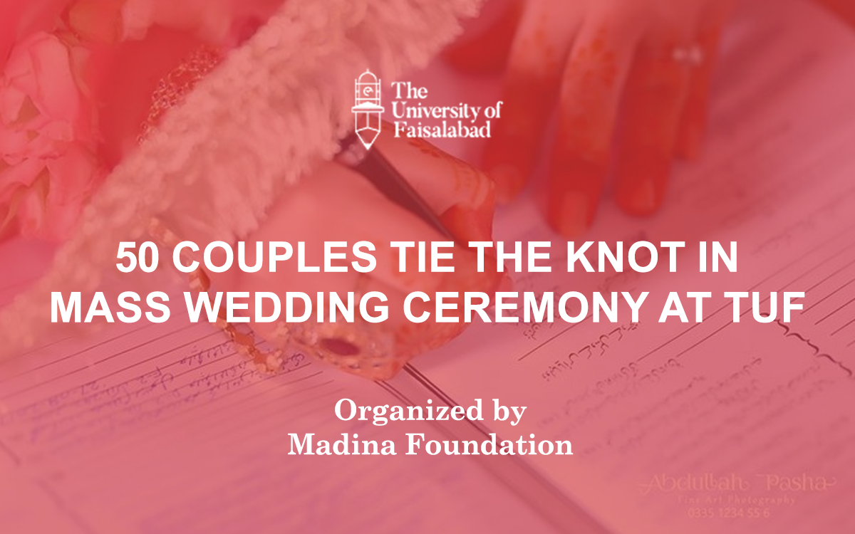 50 Couples Tie the Knot in Mass Wedding Ceremony at TUF