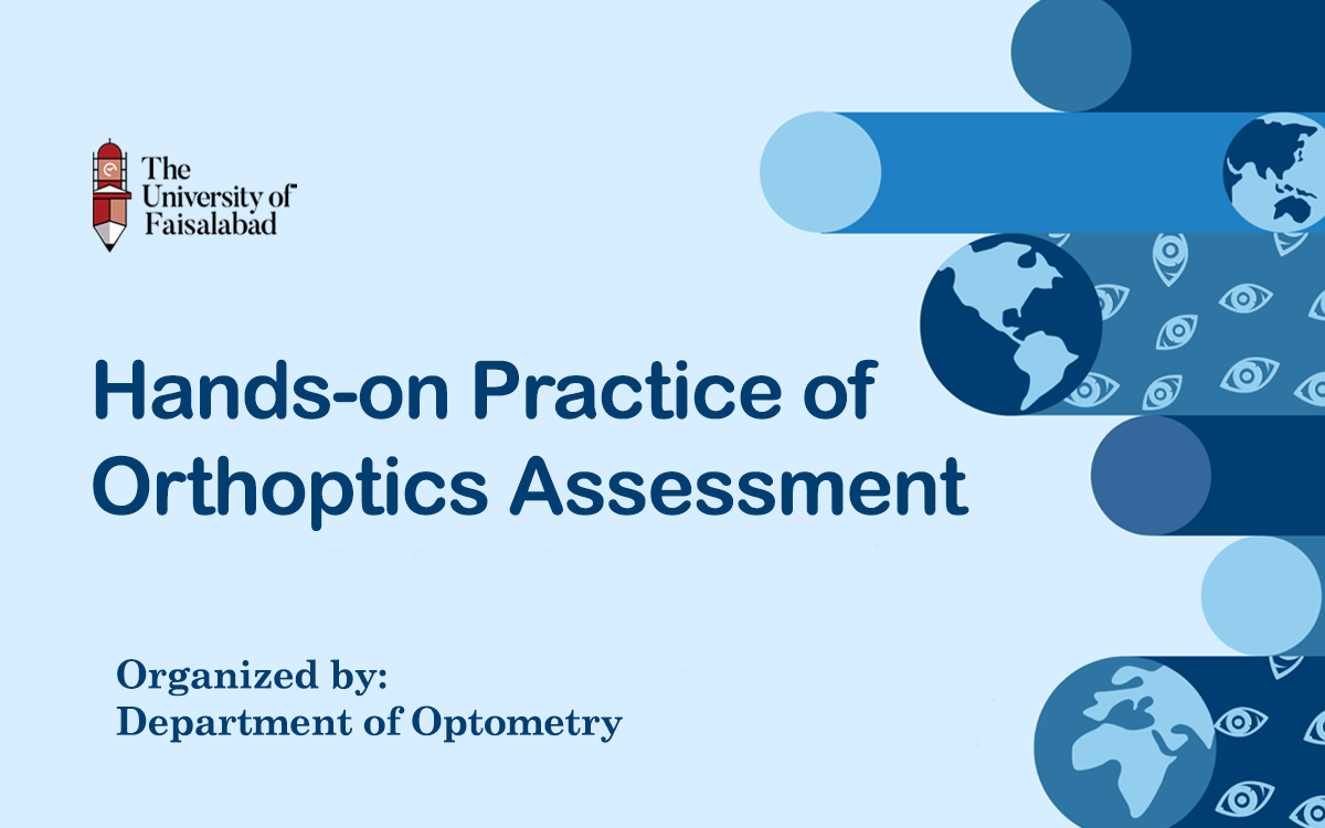 Hands-on Practice of Orthoptics Assessment
