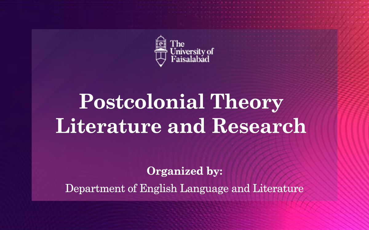 Seminar on “Postcolonial Studies”
