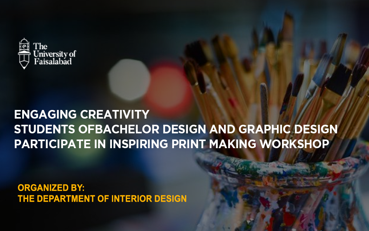 Students of Bachelor Design and Graphic Design Participate in Inspiring Print Making Workshop