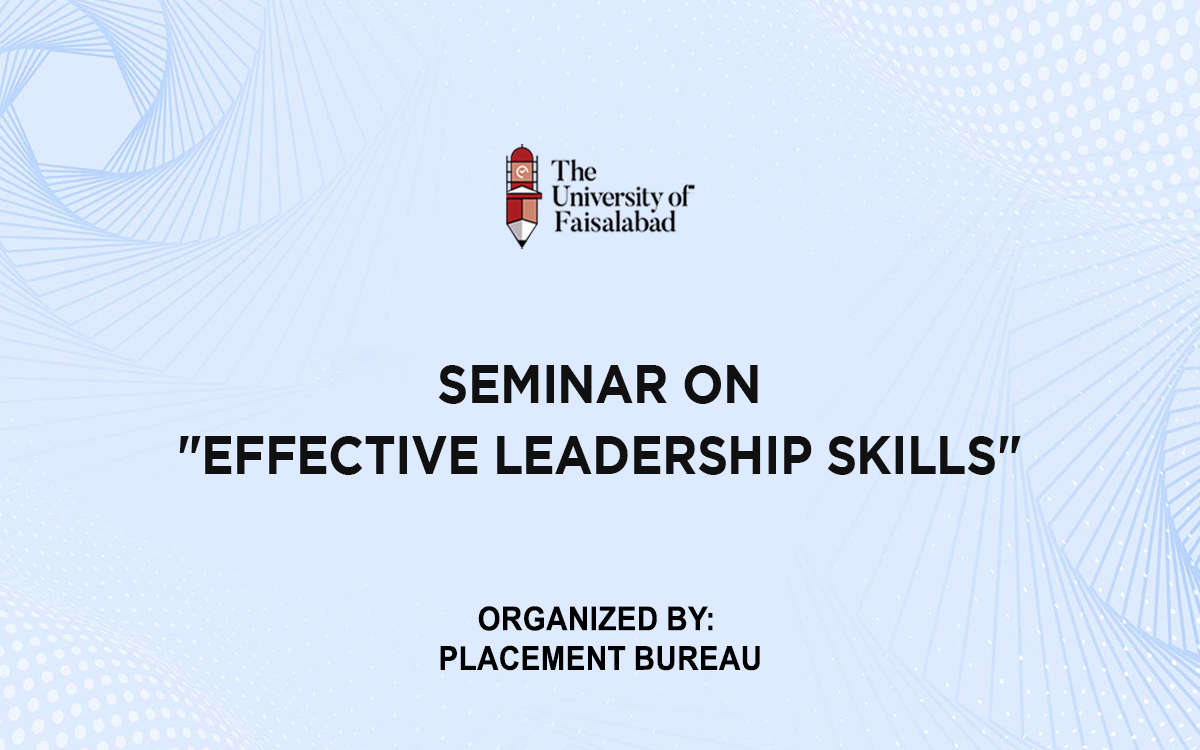 Seminar on "Effective Leadership Skills"