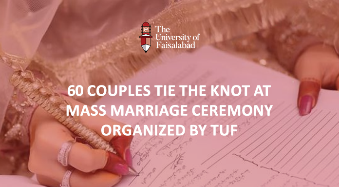 60 Couples tie the knot at mass marriage ceremony Organized by TUF