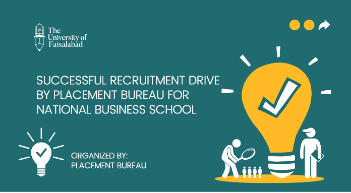 Successful Recruitment Drive by Placement Bureau for National Business School
