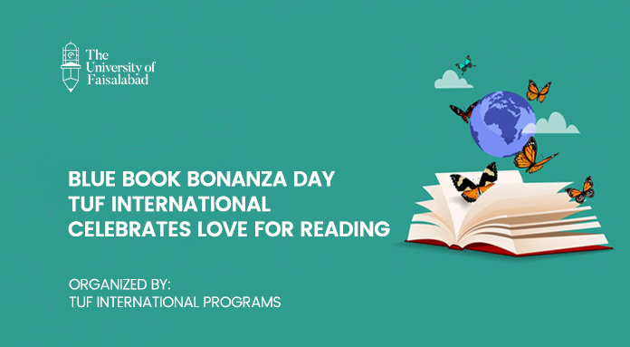 Blue Book Bonanza Day: TUF International Celebrates Love for Reading