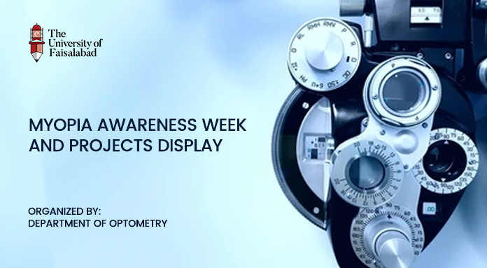 Myopia Awareness Week and Projects Display by the Department of Optometry