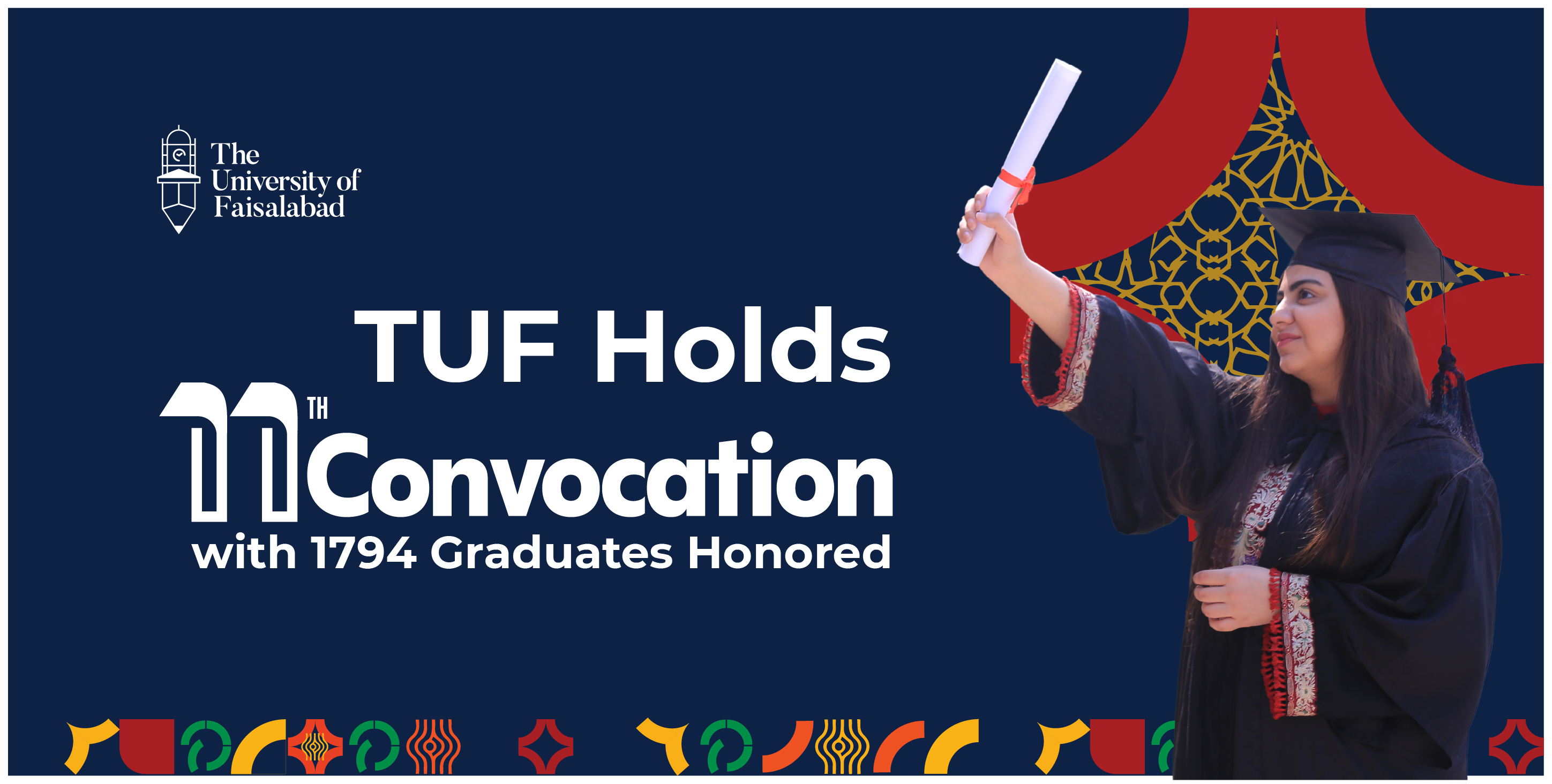 TUF Holds 11th Convocation with 1794 Graduates Honored
