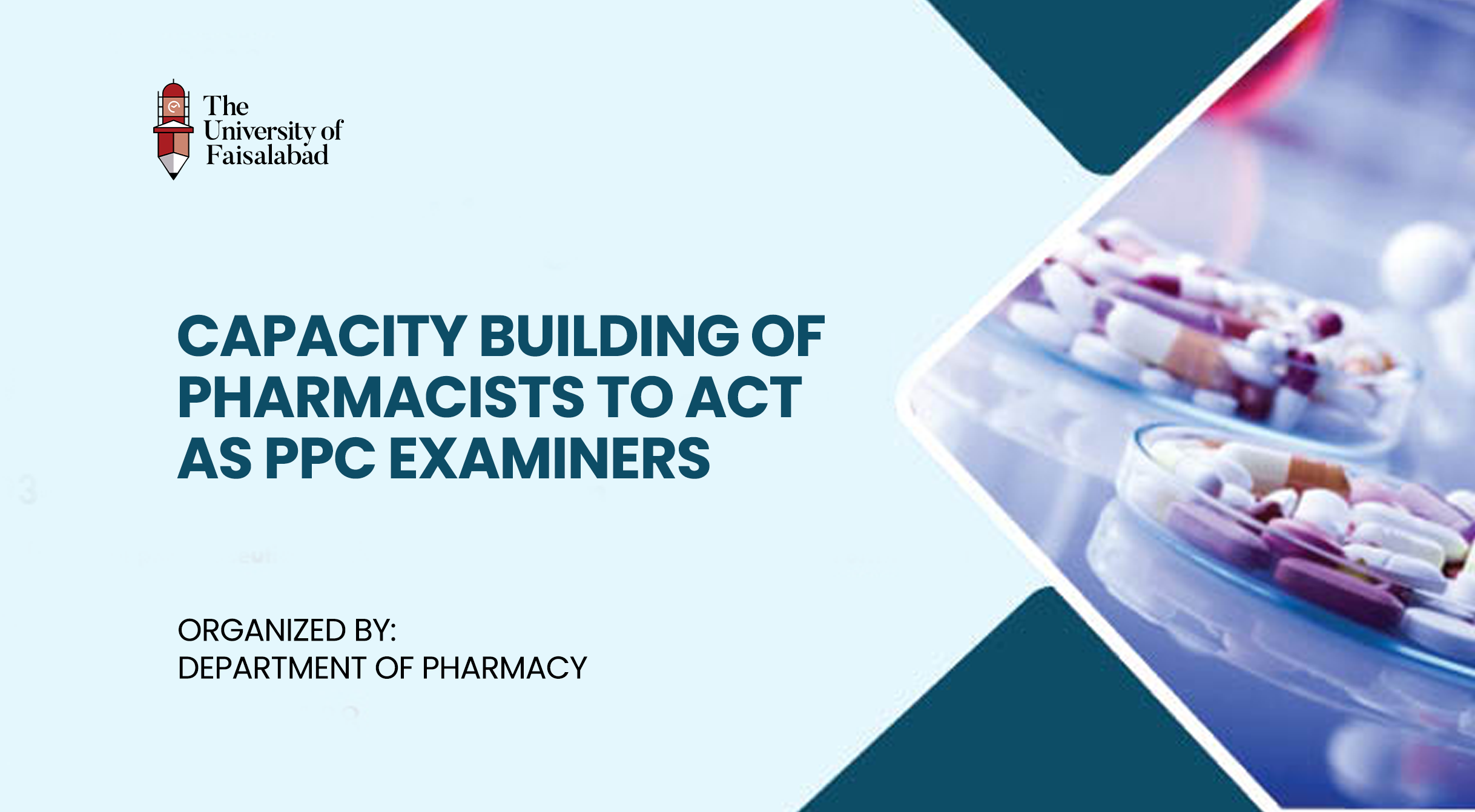 Capacity Building of Pharmacists to Act as PPC Examiners