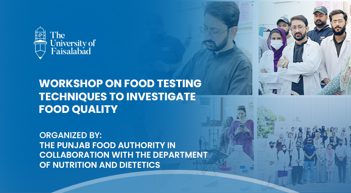Workshop on Food Testing Techniques to Investigate Food Quality