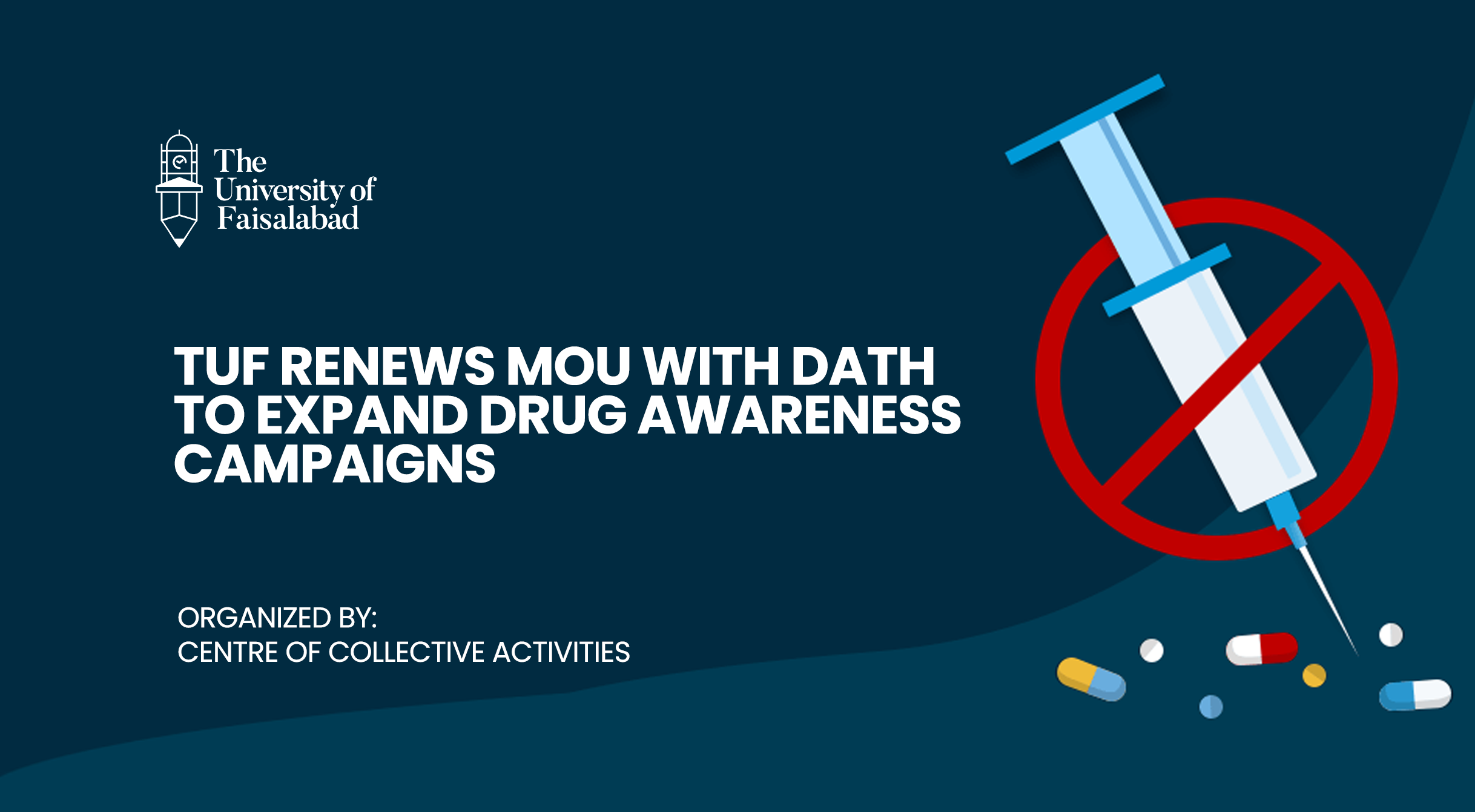 TUF Renews MoU with DATH to Expand Drug Awareness Campaigns