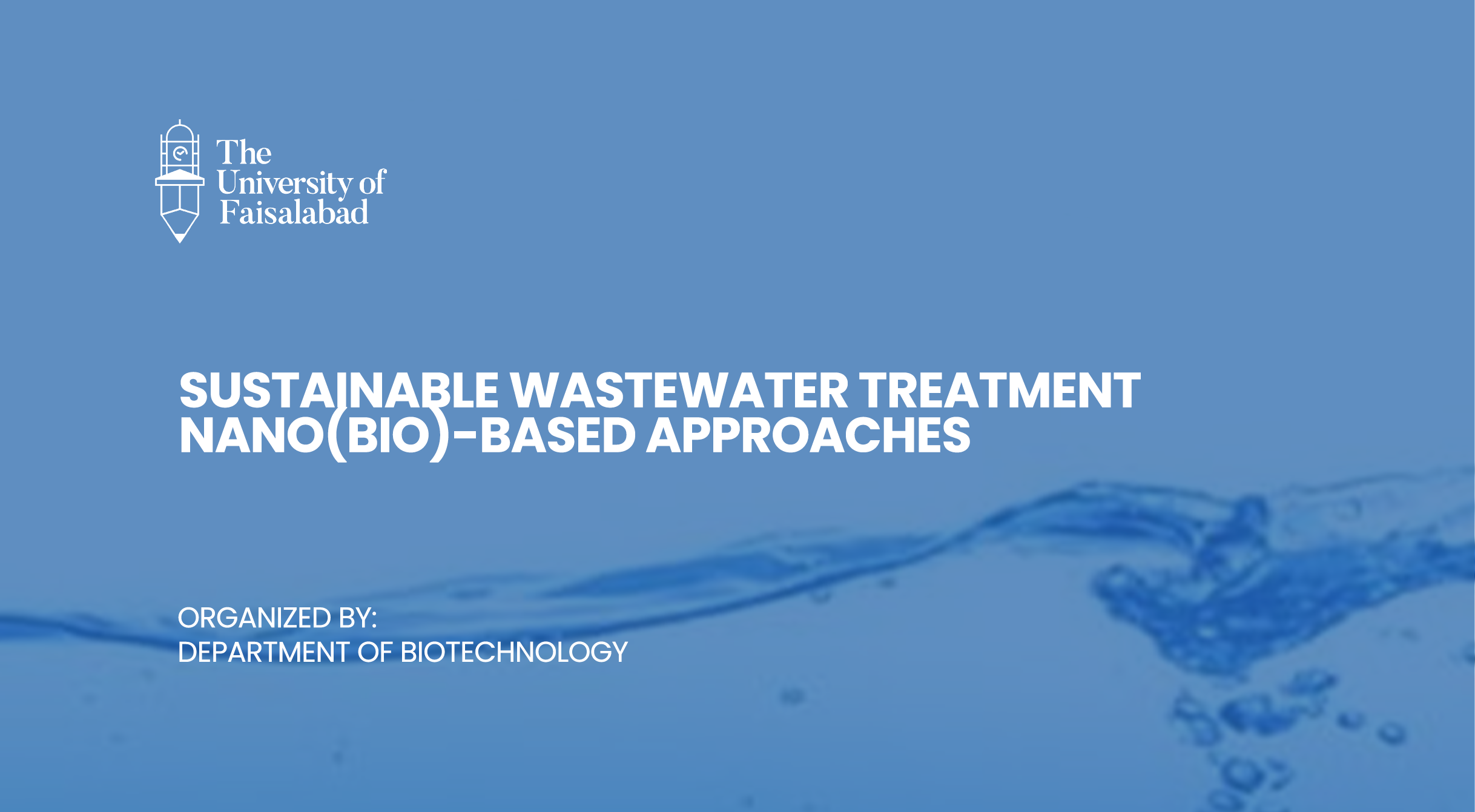 Seminar on ‘Sustainable Wastewater Treatment: Nano(bio)-Based Approaches’, organized by TUF Environmental Society