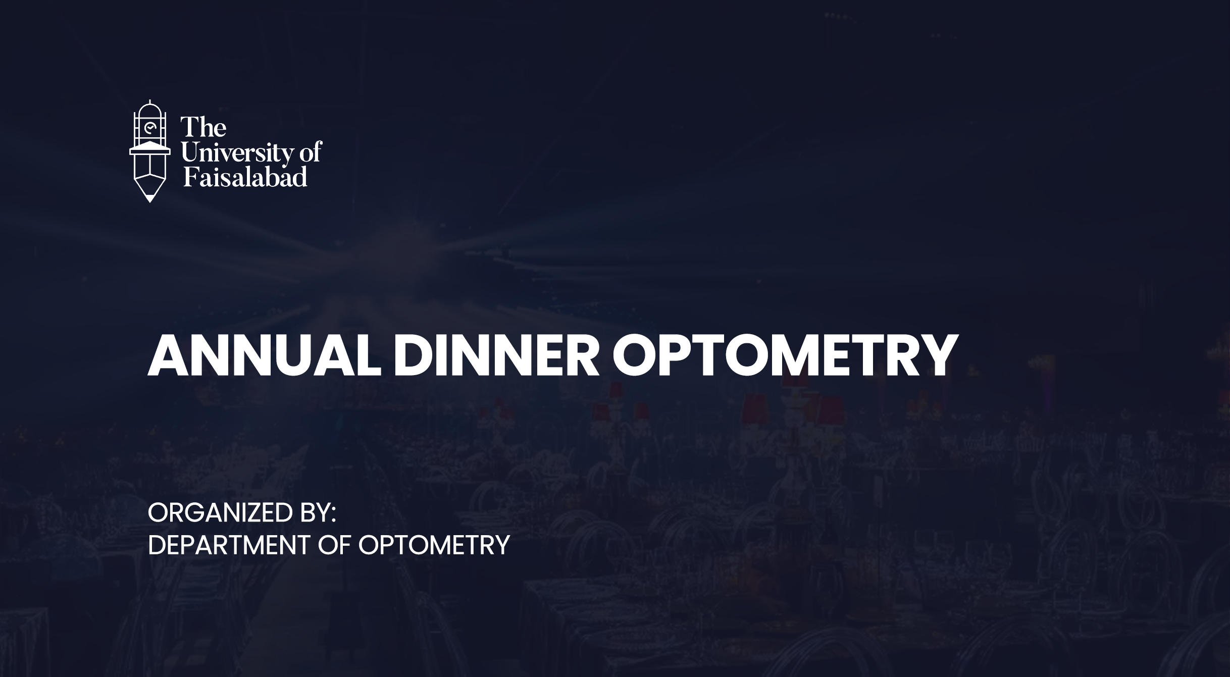 Annual Dinner Optometry