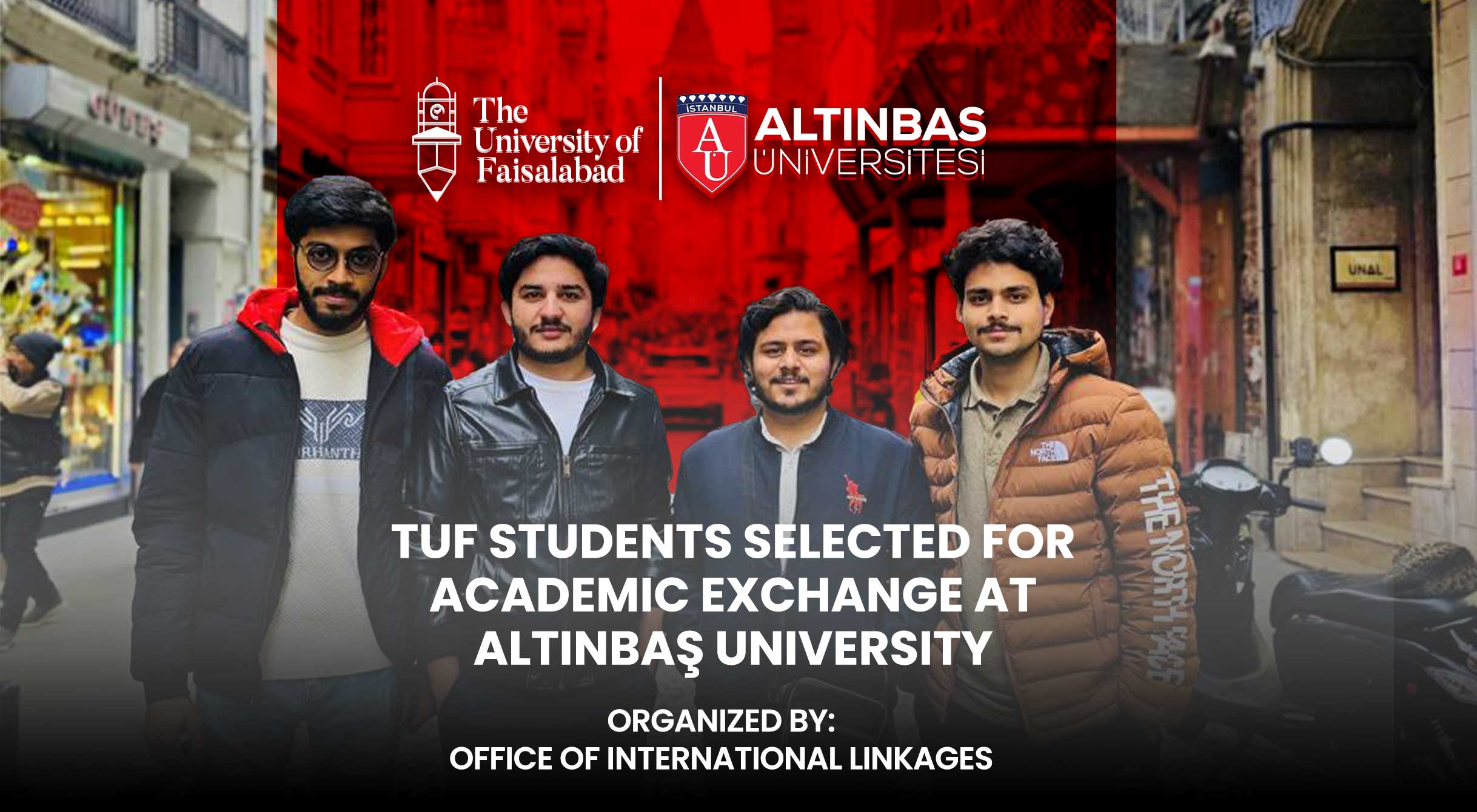 TUF Students Selected for International Student Exchange Program at Altınbaş Üniversitesi, Istanbul