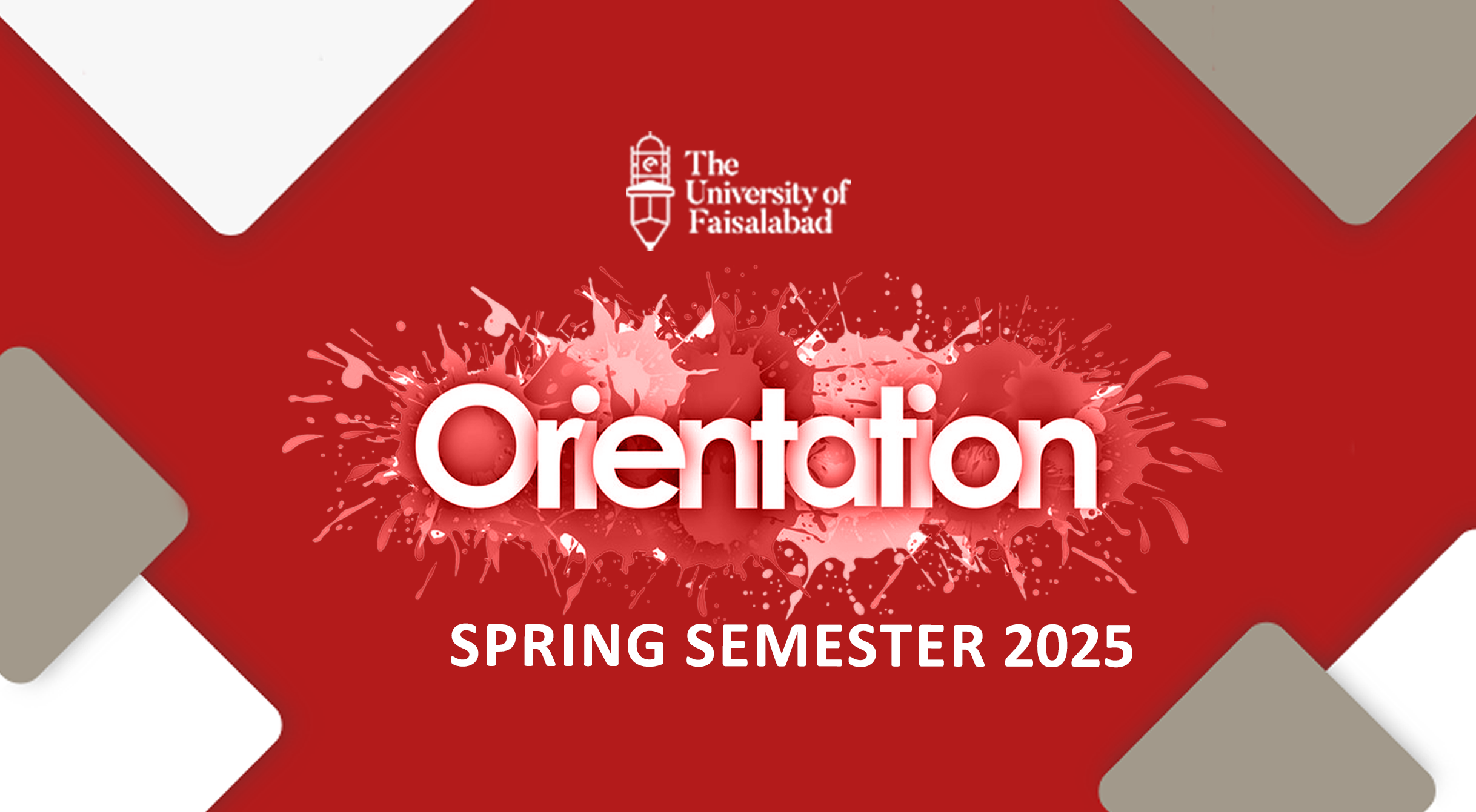 Spring Semester 2025 Orientation Sessions held at TUF