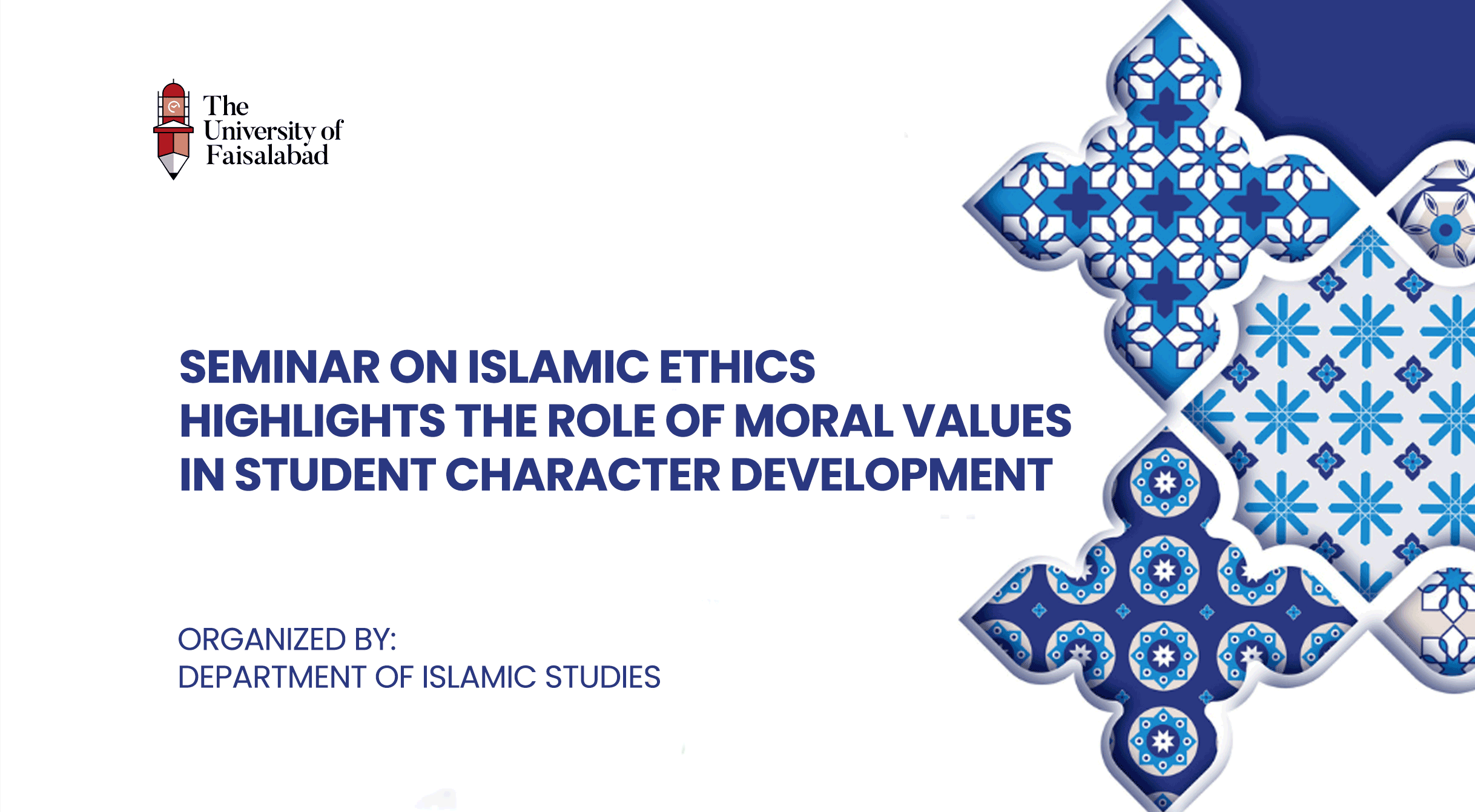Seminar on Islamic Ethics Highlights the Role of Moral Values in Student Character Development