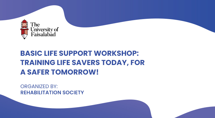 TUF’s Rehabilitation Society was Teamed Up with Rescue 1122 for Life-Saving BLS Training Session