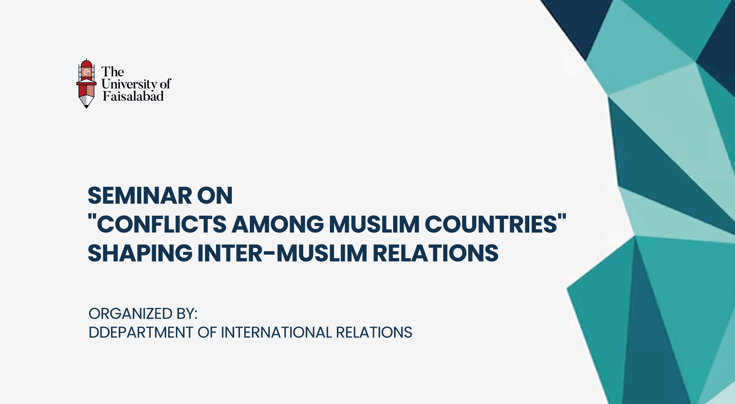 Seminar on "Conflicts Among Muslim Countries" shaping inter-Muslim relations