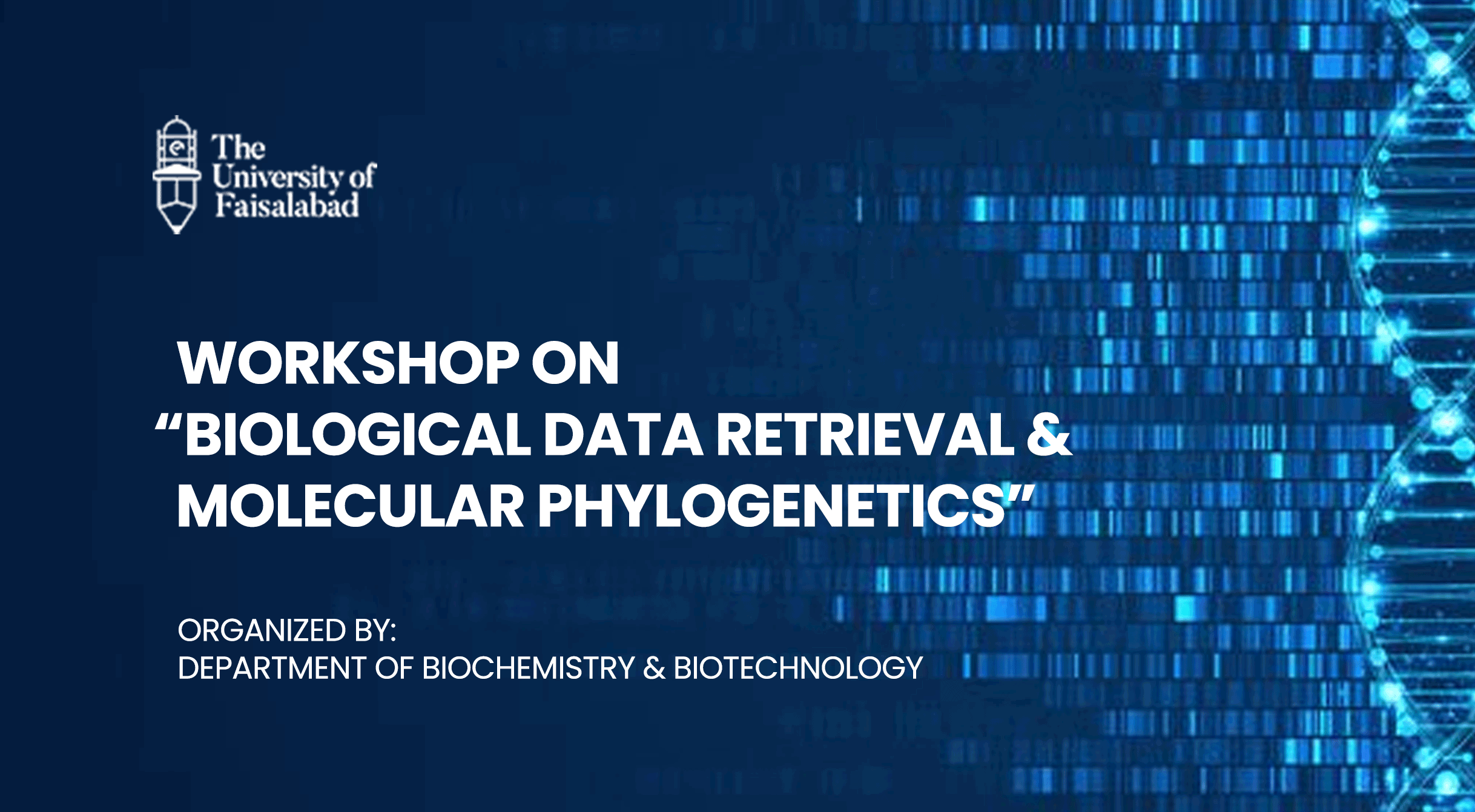 Workshop on “Biological Data Retrieval & Molecular Phylogenetics”