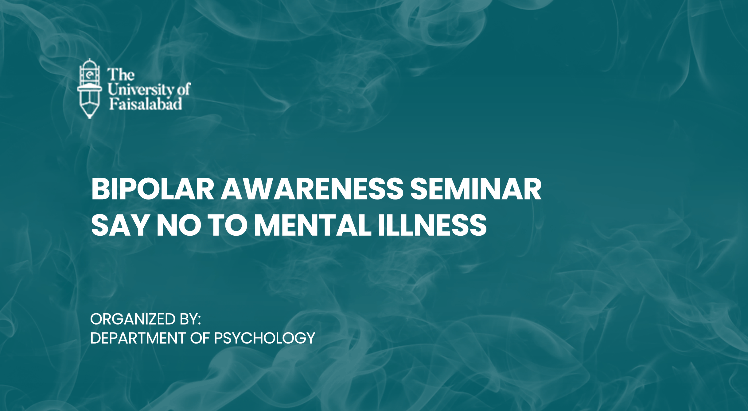 Bipolar Awareness Seminar: Say No to Mental Illness