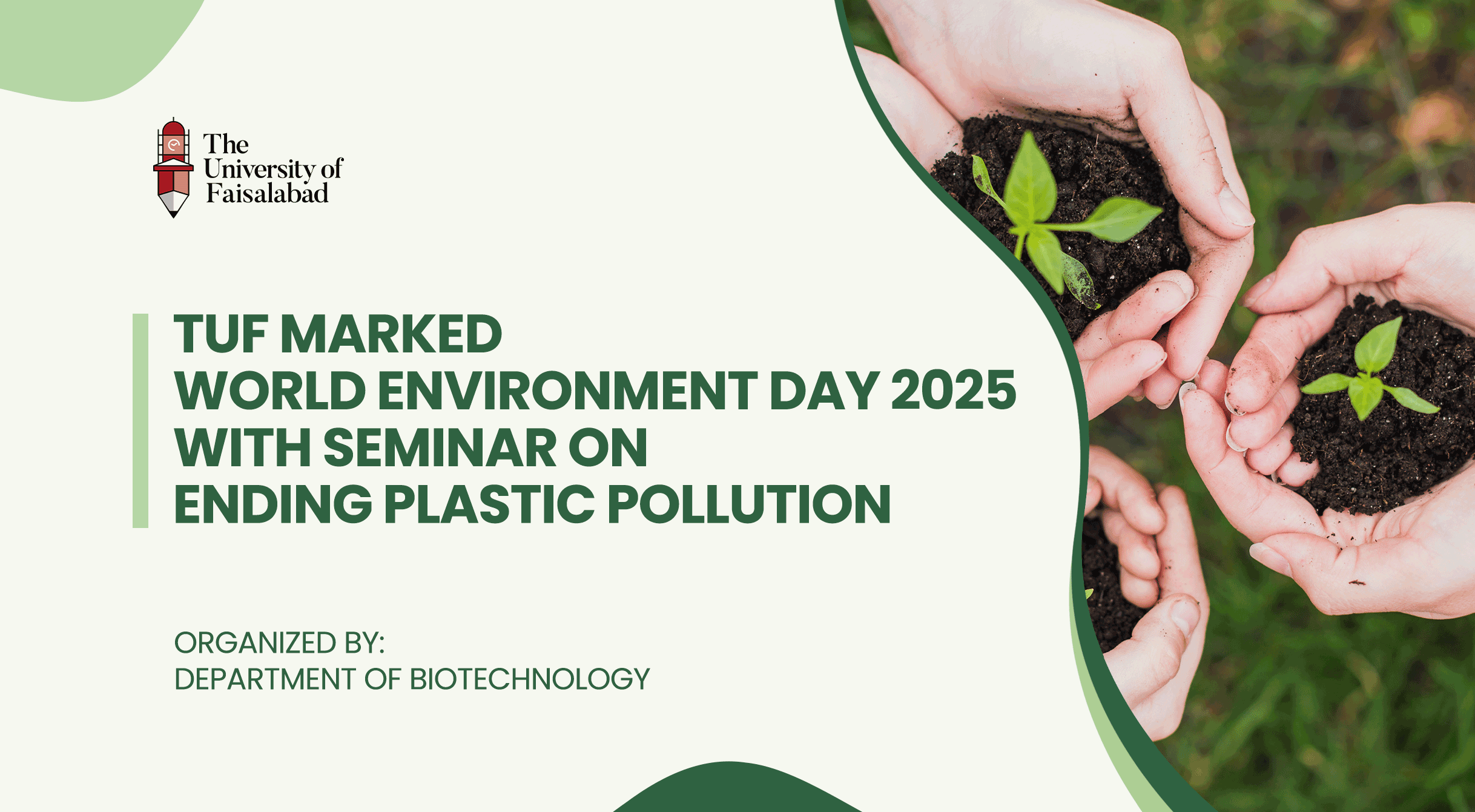 TUF Marked World Environment Day 2025 with Seminar on “Ending Plastic Pollution”
