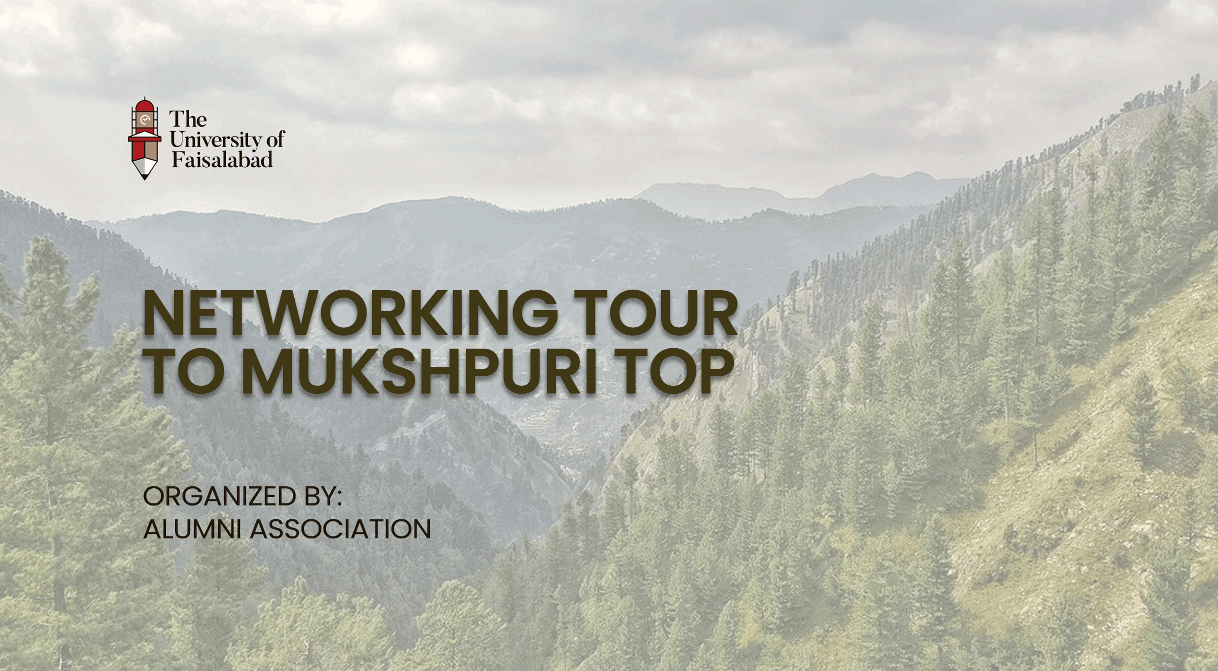 Alumni Association organized a networking tour to Mukshpuri Top